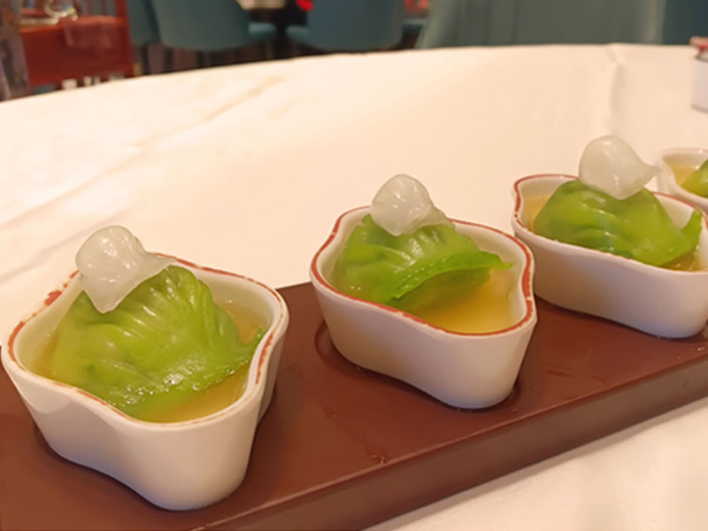 富貴菜蝦餃